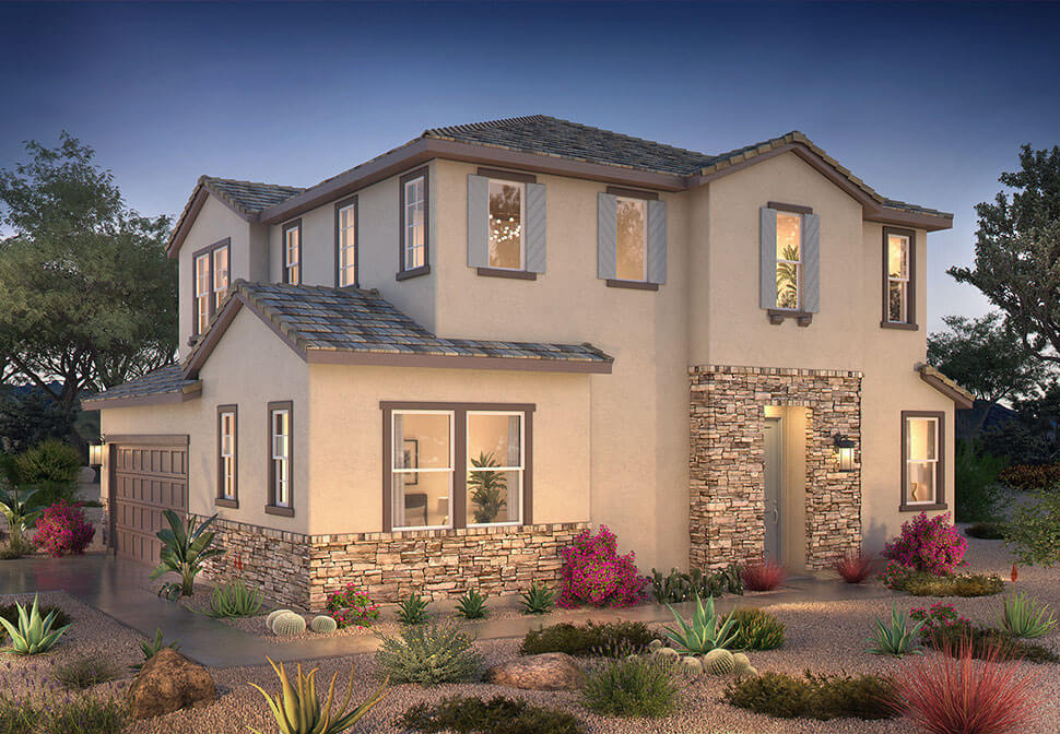 Shea Homes Summer collection rendering in Park Circle